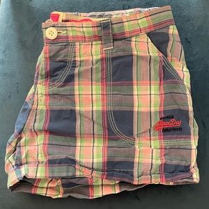 SuperDry Brand Dress Shirt Material Shorts